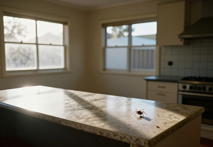 Termite damage in a Woodcroft home before treatment